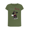 Khaki Printed T-shirt Front