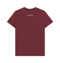 Red Wine Printed T-shirt Back