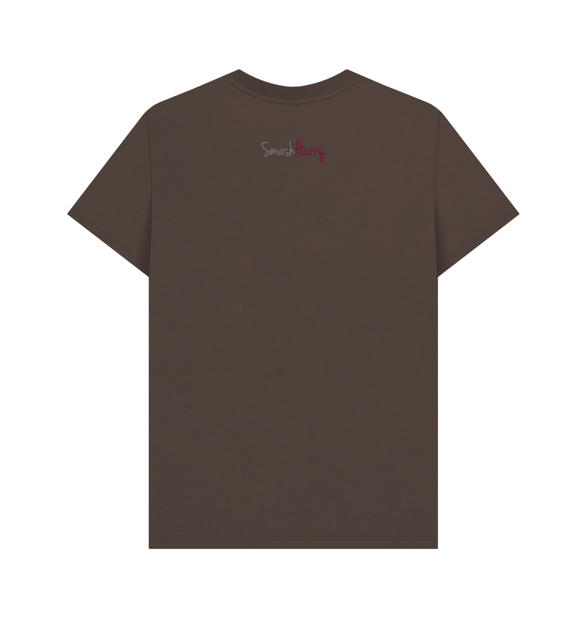 Chocolate Printed T-shirt Back