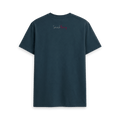 Denim Blue Printed T-shirt Back