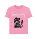 Rose Pink Printed T-shirt Front