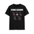 Black Printed T-shirt Front