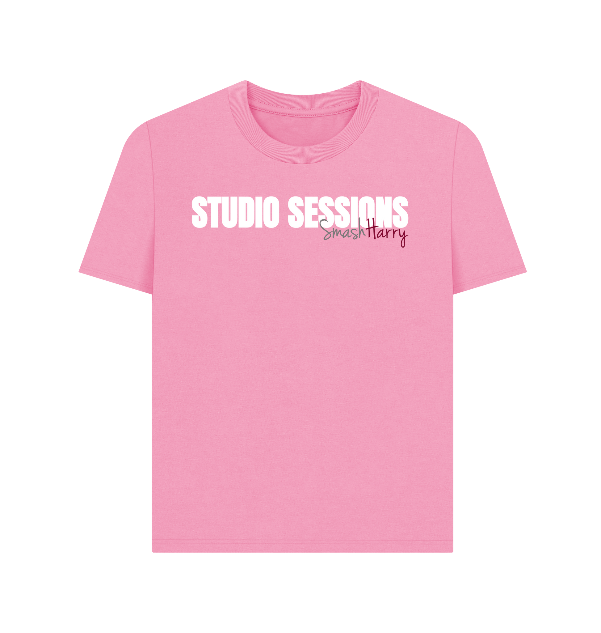 Rose Pink Printed T-shirt Front