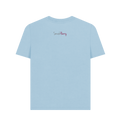 Milky Blue Printed T-shirt Back