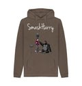 Chocolate SmashHarry Men's Organic Pullover Hoodie \u2014 Microphone