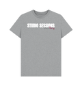 Athletic Grey Printed T-shirt Front
