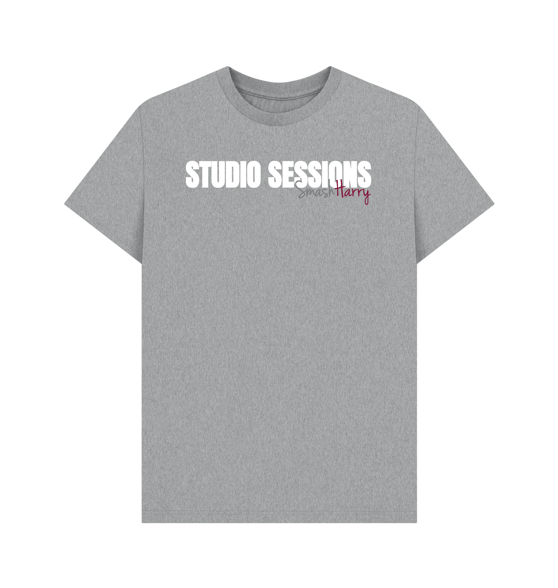 Athletic Grey Printed T-shirt Front