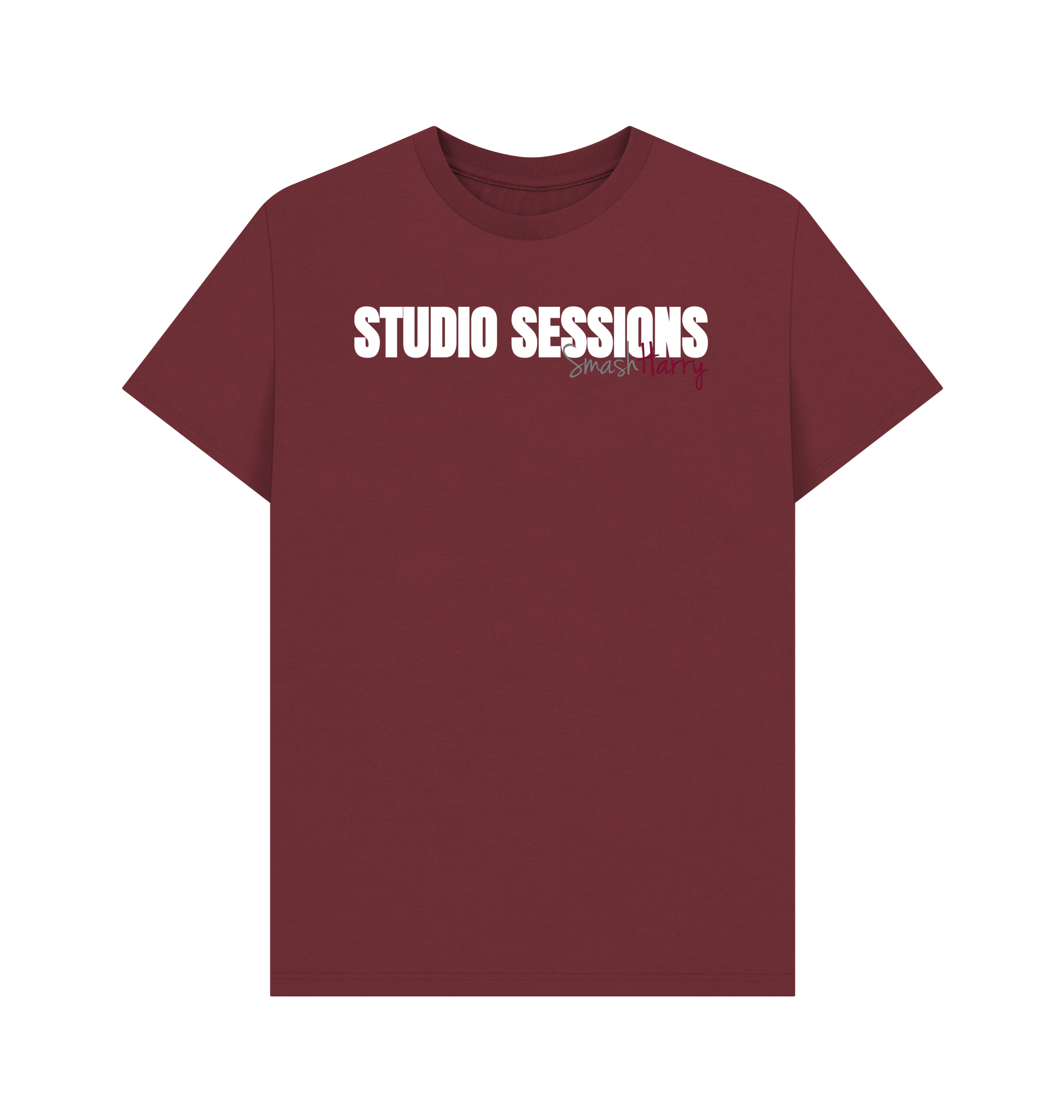 Red Wine Printed T-shirt Front