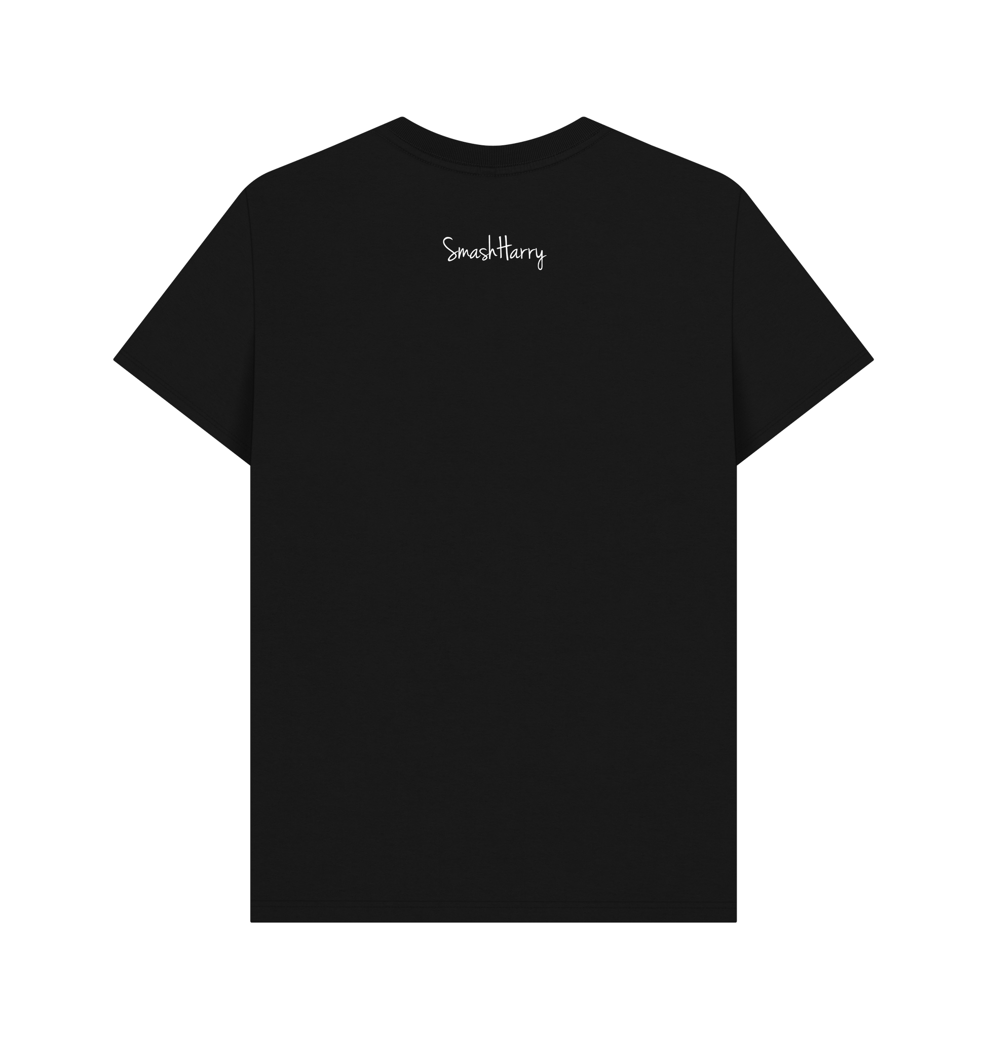 Black Printed T-shirt Back
