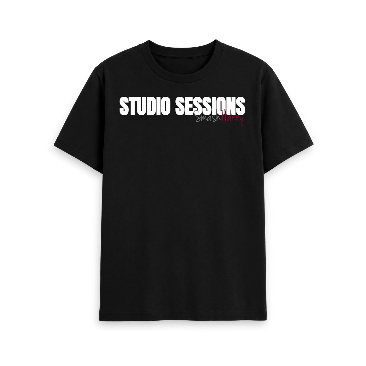 Black Printed T-shirt Front