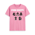 Rose Pink Printed T-shirt Front