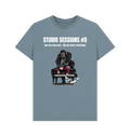 Stone Blue Printed T-shirt Front