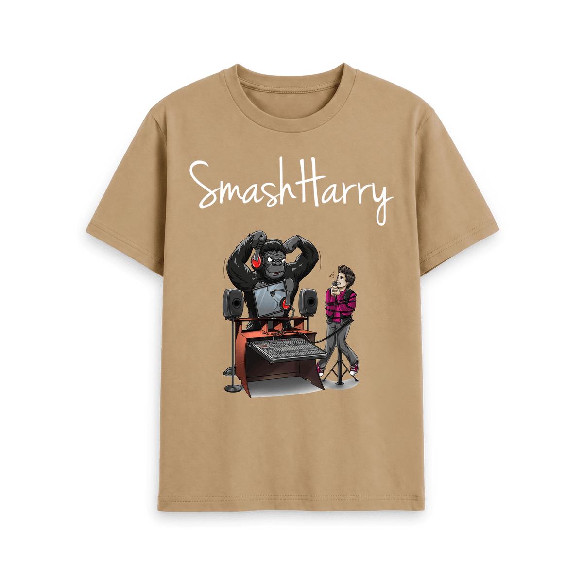 Sand Printed T-shirt Front
