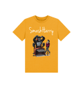 Mustard Printed Kids T-Shirt Front