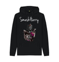 Black SmashHarry Men's Organic Pullover Hoodie \u2014 Piano
