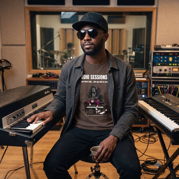 SmashHarry Men's Basic T-Shirt — Studio Sessions #5 Piano