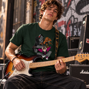 SmashHarry Men's Organic Guitar T-Shirt