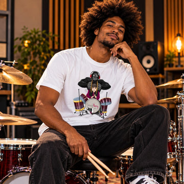 SmashHarry Men's Organic Drum T-Shirt