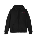 Black Zip hoody Front
