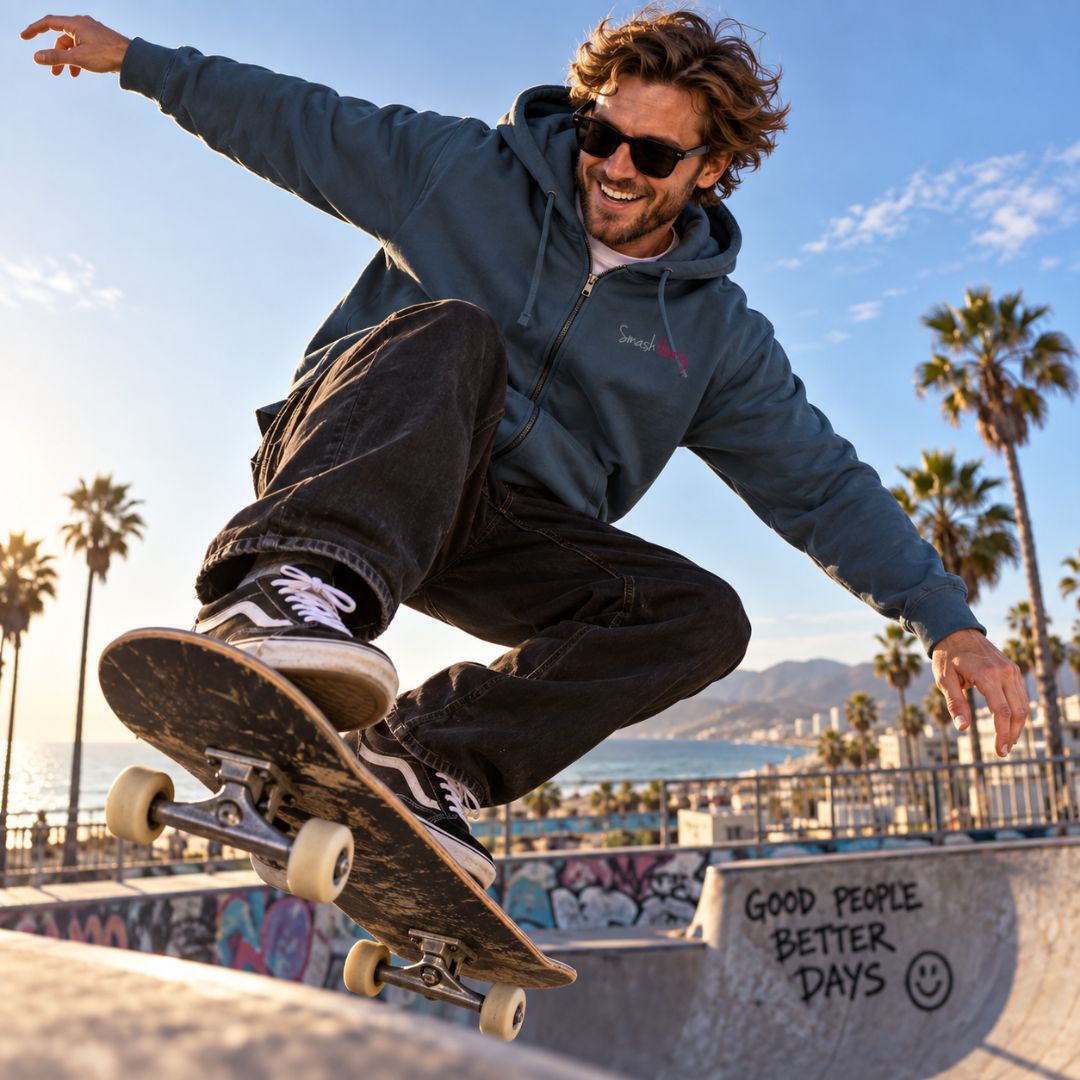 SmashHarry Unisex Full Zip Hoodie