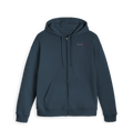 Navy Zip hoody Front