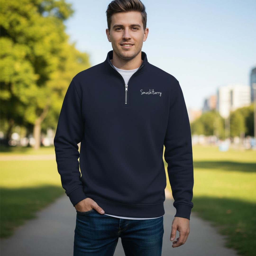 SmashHarry Unisex Quarter-zip Sweatshirt