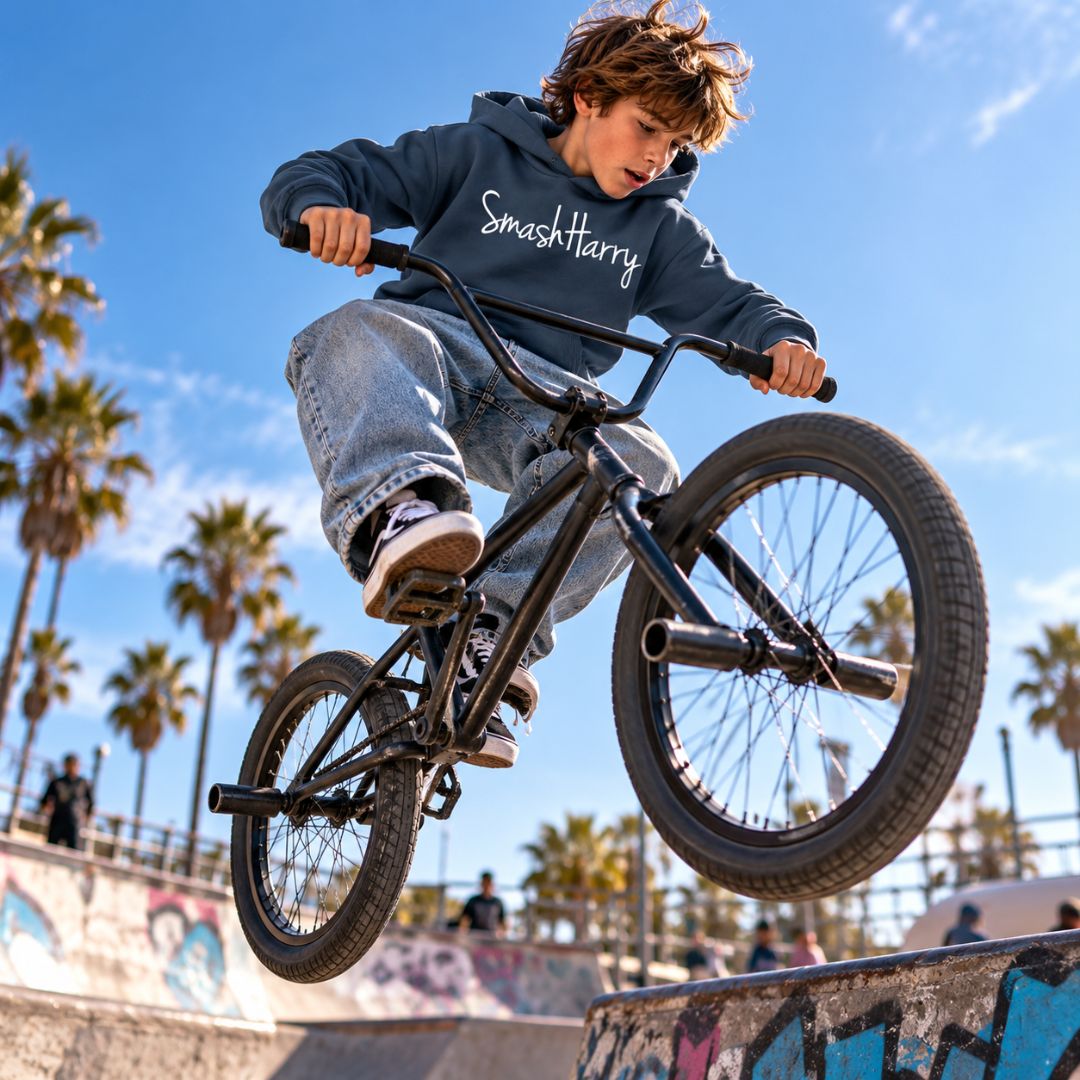 SmashHarry Kids' Organic Pullover Hoodie.