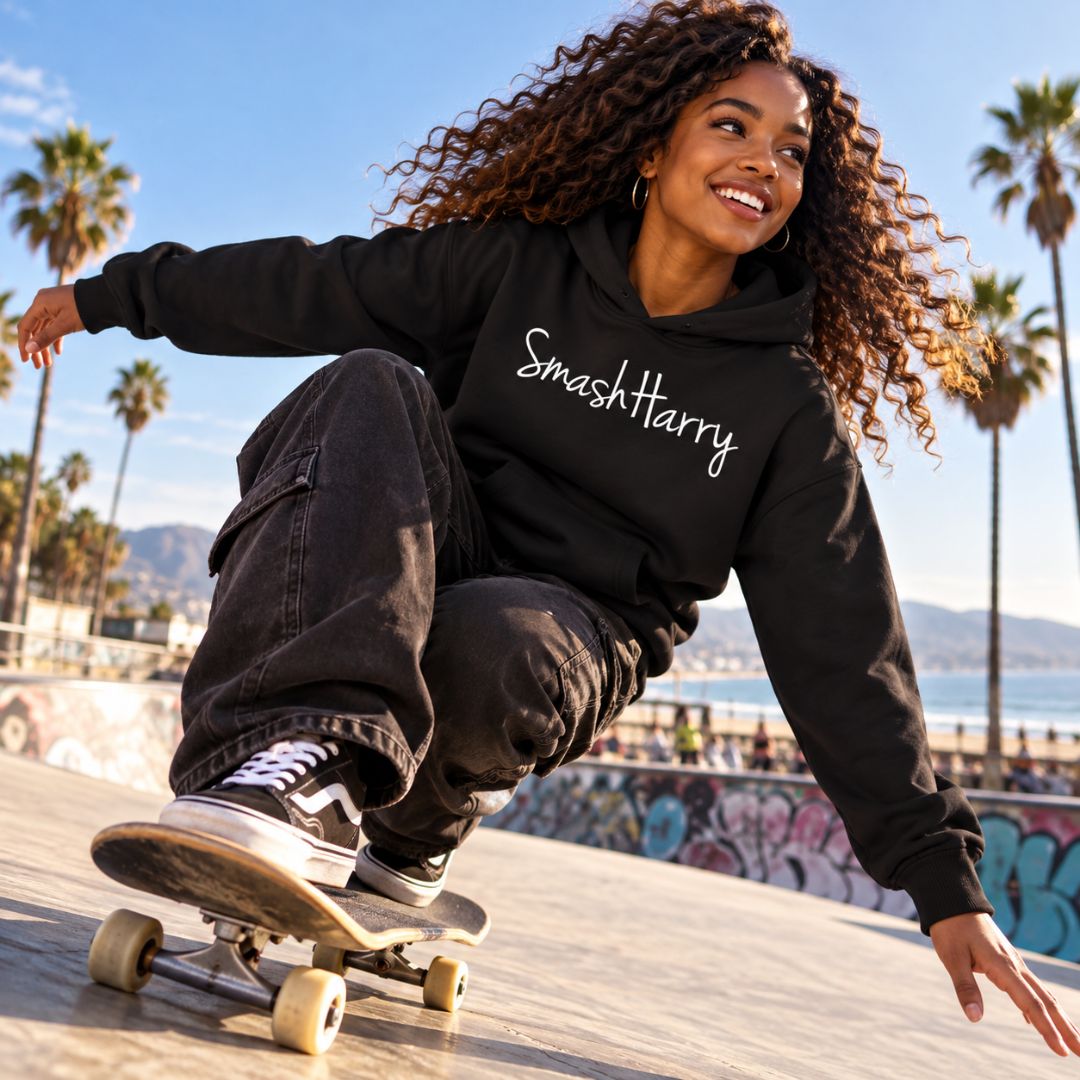 SmashHarry Women's Organic Relaxed Fit Hoodie
