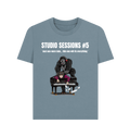 Stone Blue Printed T-shirt Front