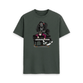 Dark Grey Printed T-shirt Front
