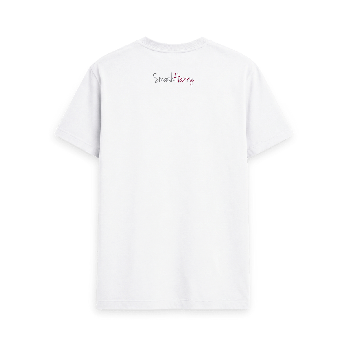 White Printed T-shirt Back