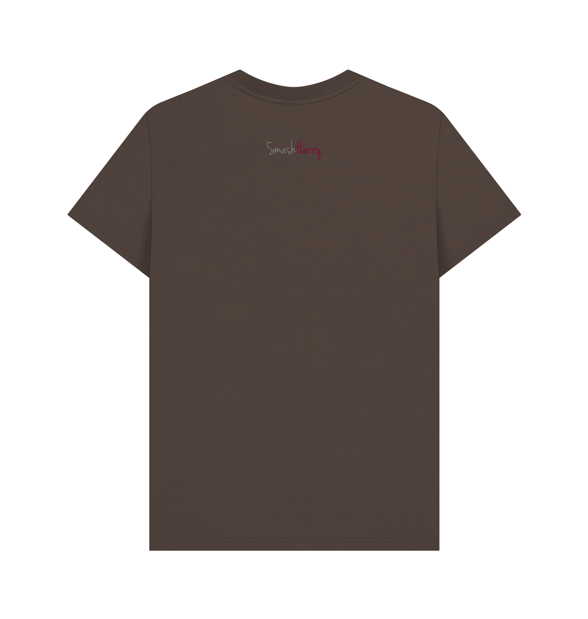 Chocolate Printed T-shirt Back