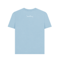 Milky Blue Printed T-shirt Back
