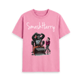 Rose Pink Printed T-shirt Front