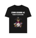 Black Printed T-shirt Front