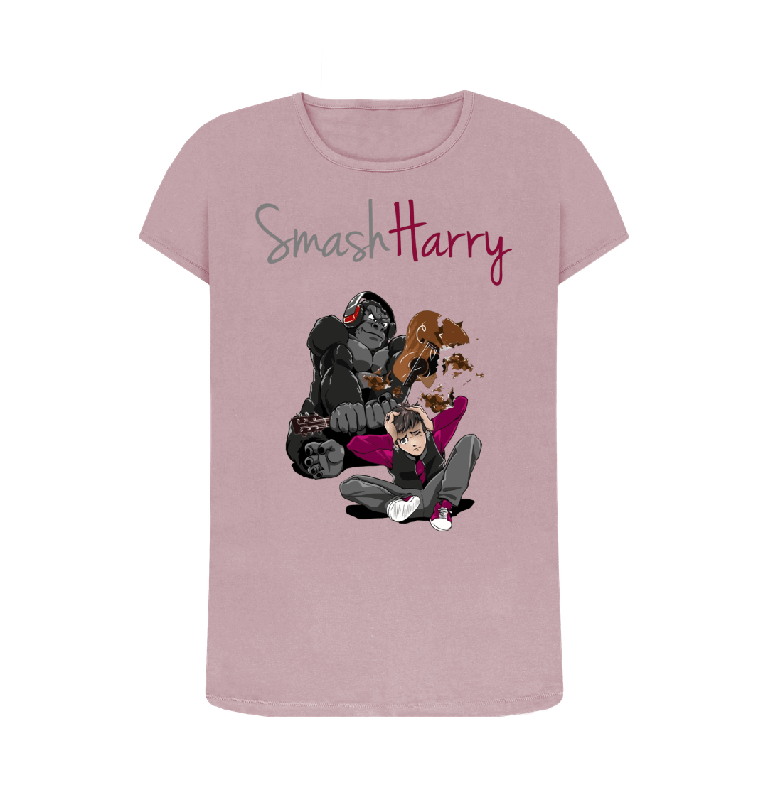 Mauve Printed T-shirt Front