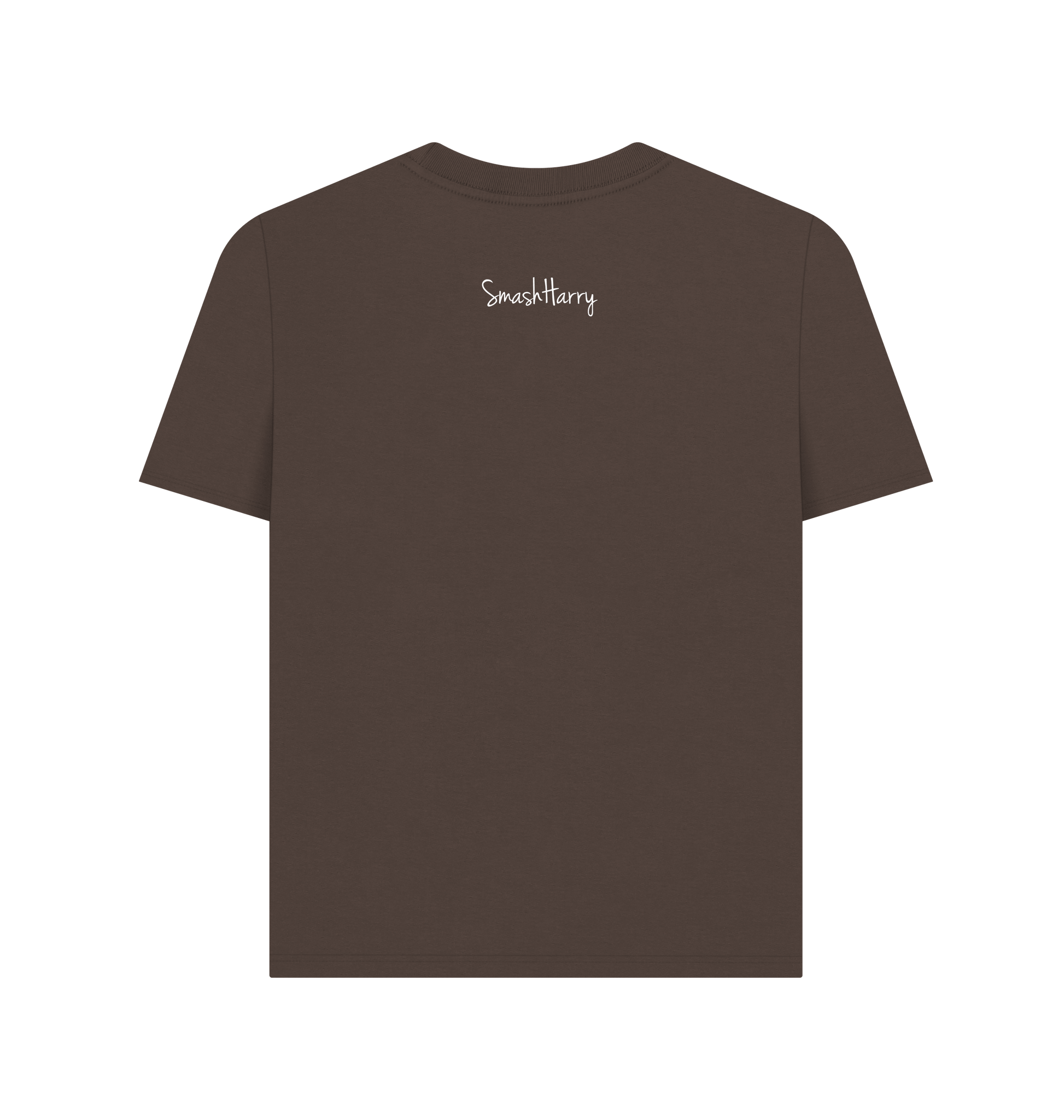 Chocolate Printed T-shirt Back