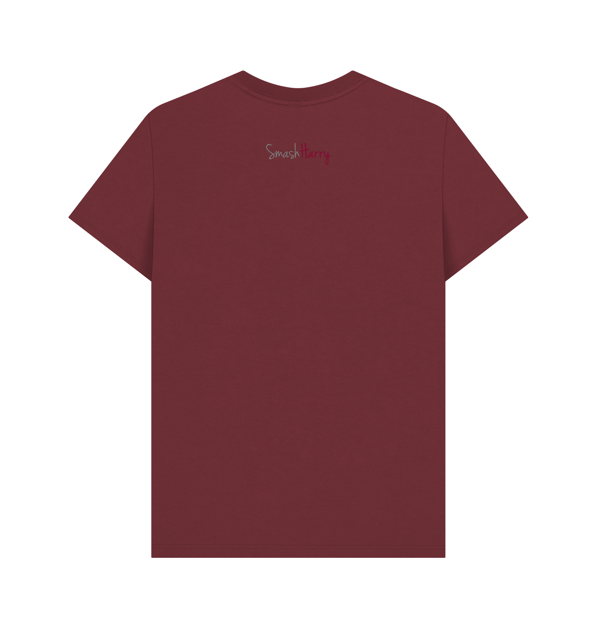 Red Wine Printed T-shirt Back
