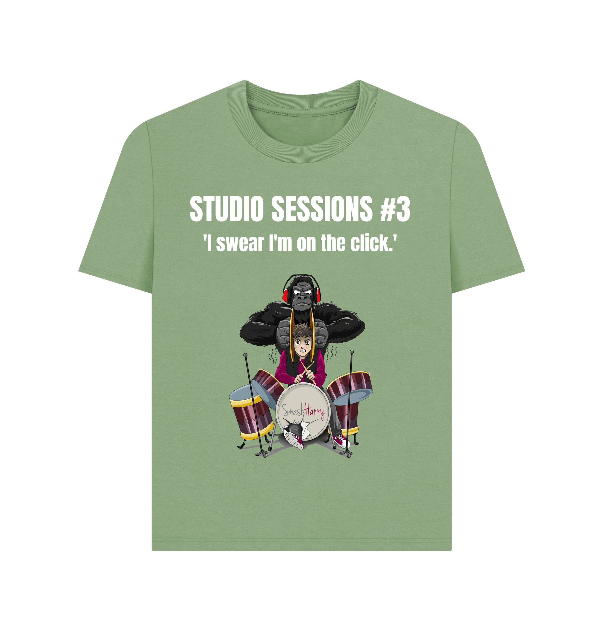 Sage Printed T-shirt Front