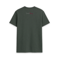 Dark Grey Printed T-shirt Back