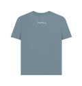 Stone Blue Printed T-shirt Back