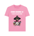 Rose Pink Printed T-shirt Front