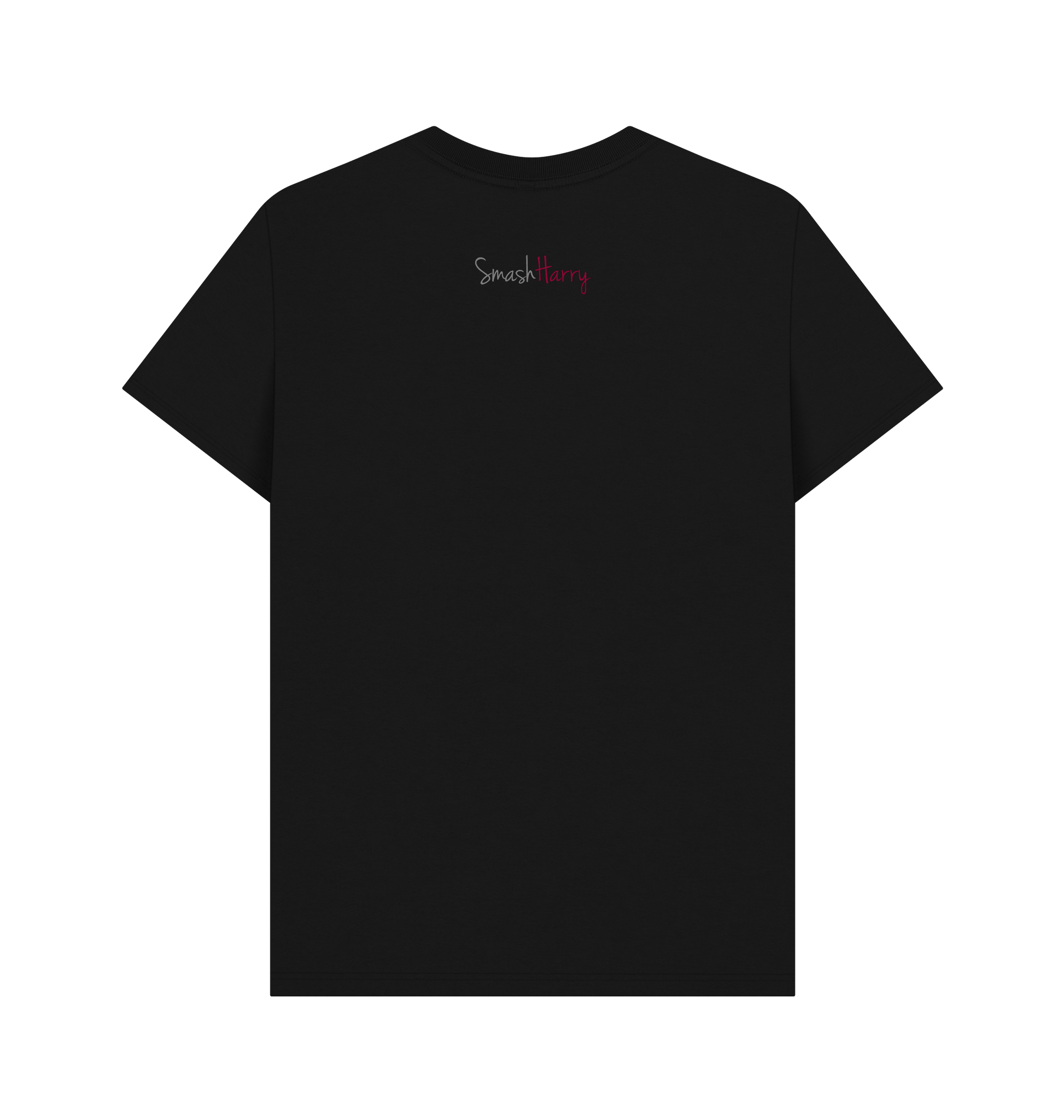 Black Printed T-shirt Back
