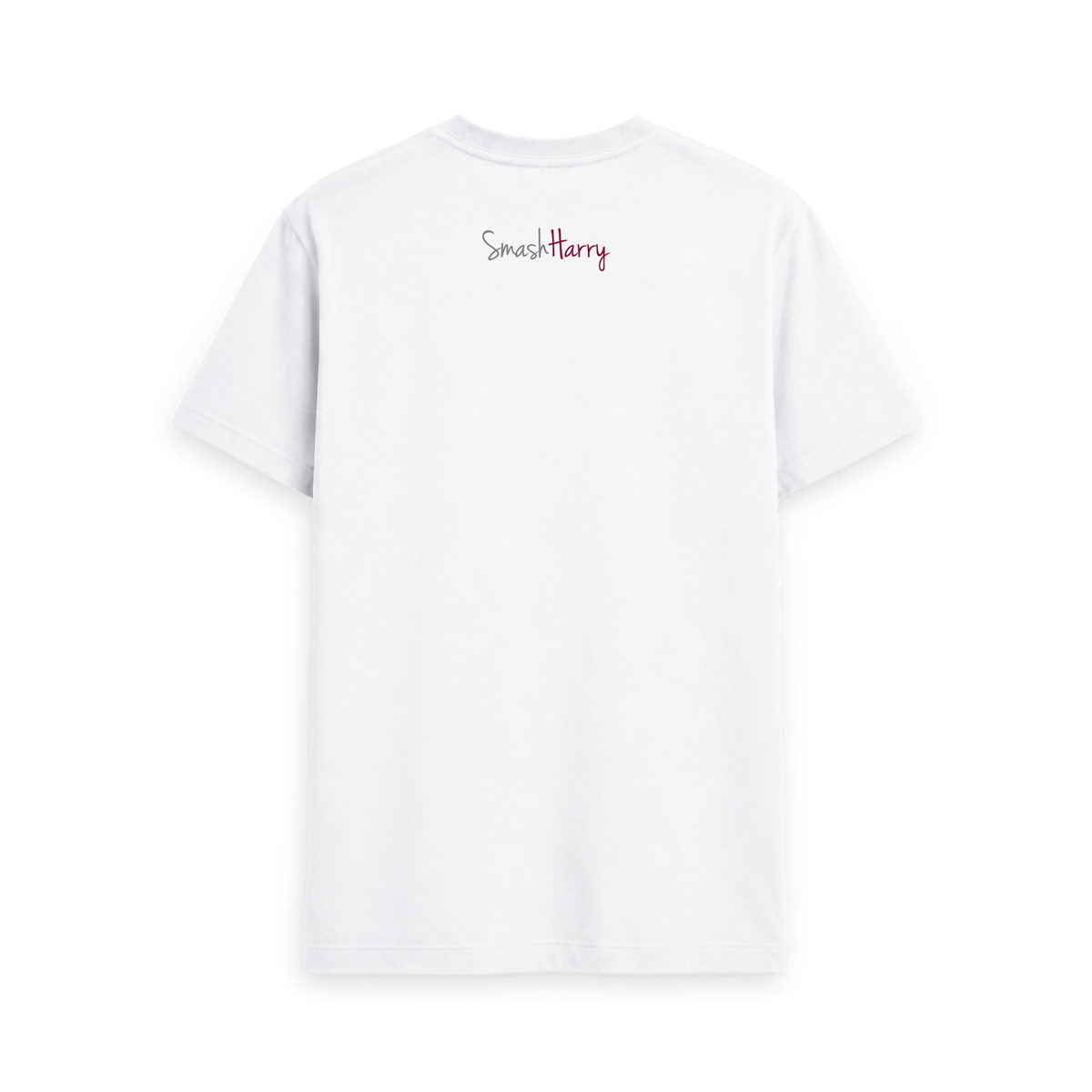 White Printed T-shirt Back