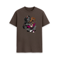 Chocolate Printed T-shirt Front