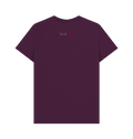 Purple Printed T-shirt Back