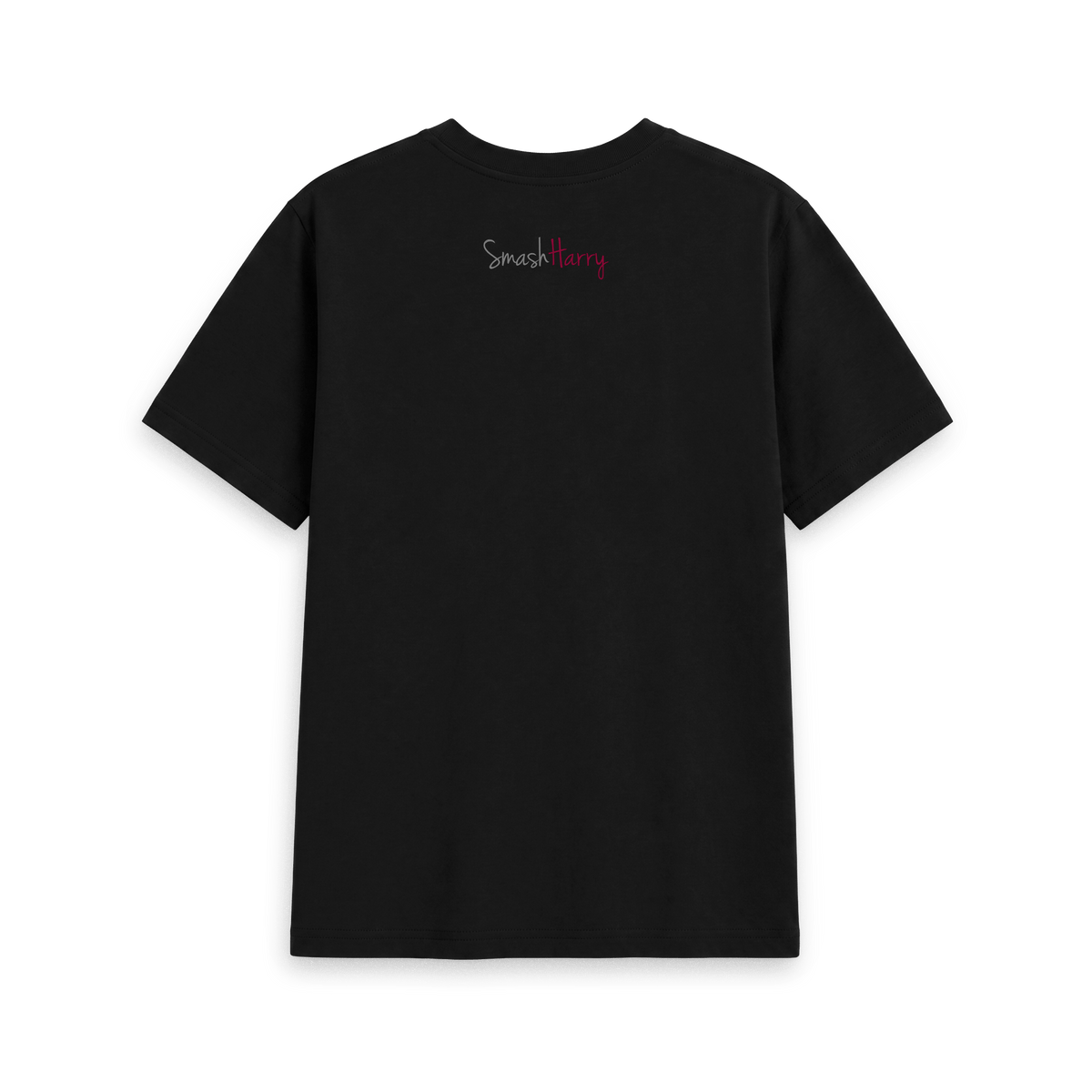 Black Printed T-shirt Back