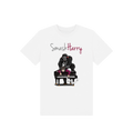White Printed Kids T-Shirt Front