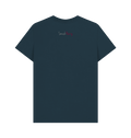 Denim Blue Printed T-shirt Back