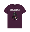 Purple Printed T-shirt Front